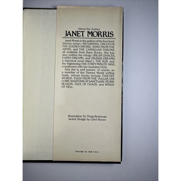 Thieves World Beyond Sanctuary By Janet Morris HC 1985 Book Club Edition, Baen - Picture 10 of 10